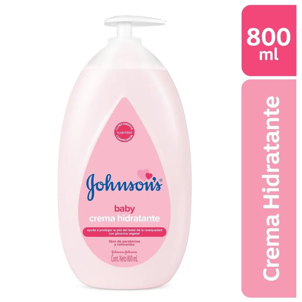 Crema corporal Johnsons original (800 ml)