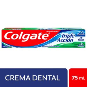 Crema dental Colgate triple acción menta 75ML